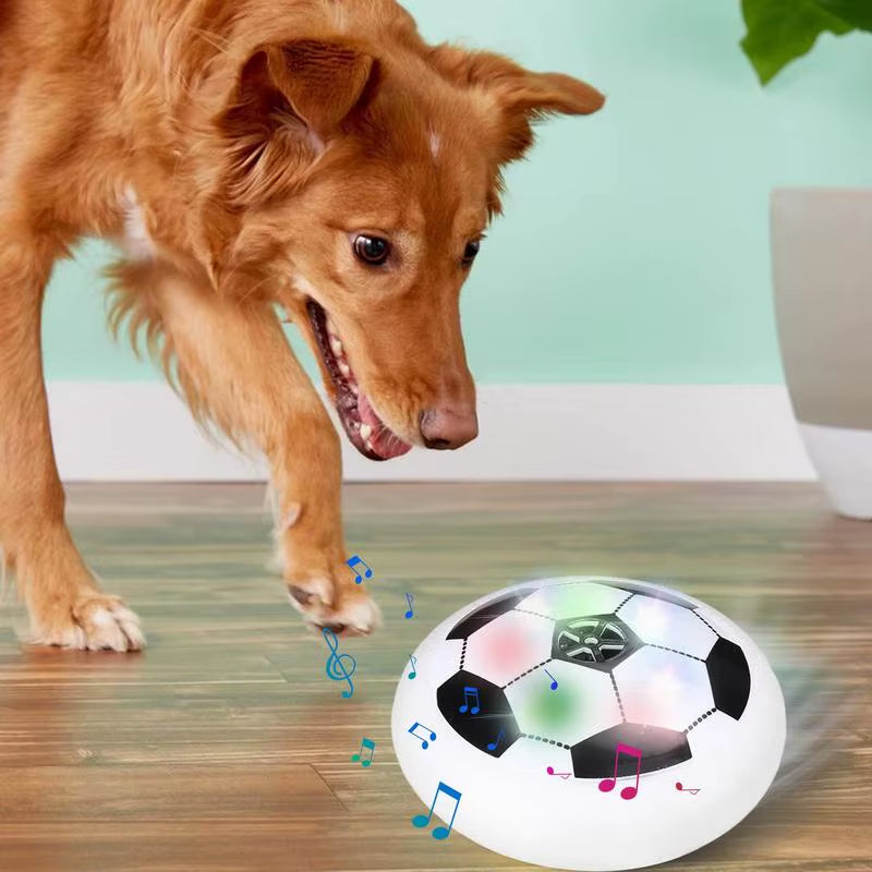 Kids Toys Hover Soccer Ball Active Gliding Disc Hoverball Remote Control Floating Soccer Ball with LED Lights Dog Training Toys