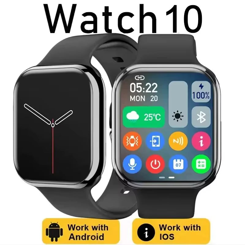 2024 Watch 9 Smart Watch Men Body Temperature BT Call NFC Always on Display GPS Sport Watches Women Smartwatch for Apple Android