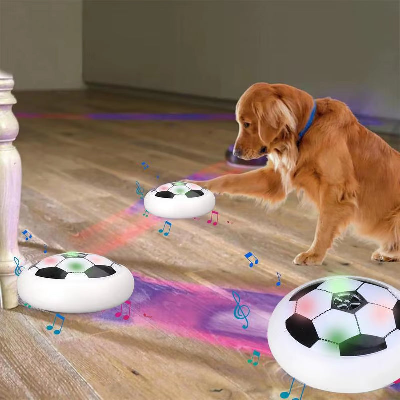 Kids Toys Hover Soccer Ball Active Gliding Disc Hoverball Remote Control Floating Soccer Ball with LED Lights Dog Training Toys