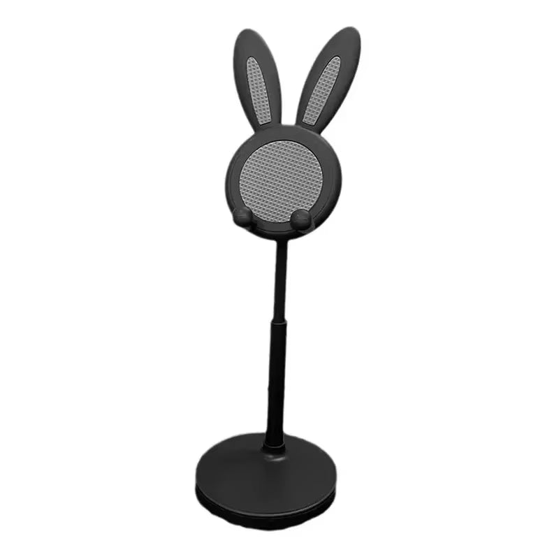 Cell Phone Stand,Angle Height Adjustable Bunny Phone Stand for Desk,Cute Rabbit Phone Holder Stand for Desk Mobile