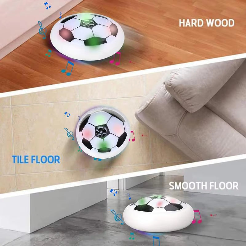 Kids Toys Hover Soccer Ball Active Gliding Disc Hoverball Remote Control Floating Soccer Ball with LED Lights Dog Training Toys